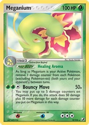 Meganium - 9/115 (EX Unseen Forces)/115 Deck Exclusives - Rare