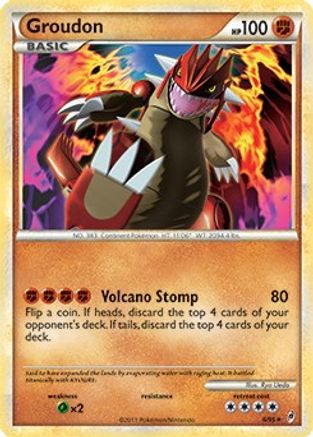 Groudon - 6/95 (Call of Legends)/095 Deck Exclusives - Rare