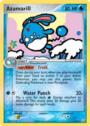 Azumarill - 1/109 (EX Team Rocket Returns)/109 Deck Exclusives - Rare