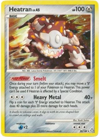 Heatran - 30/146 (DP Legends Awakened)/146 - Holofoil Deck Exclusives - Holo Rare