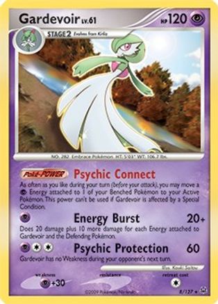 Gardevoir - 8/127 (DPPt Platinum)/127 Deck Exclusives - Rare