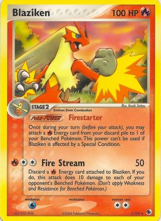 Blaziken EX Battle Stadium - Rare