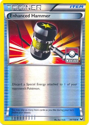 Enhanced Hammer - 94/108 (Pokemon League)/108 - Reverse Holofoil League & Championship Cards - Promo