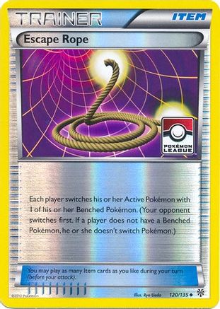 Escape Rope - 120/135 (Pokemon League)/135 - Reverse Holofoil League & Championship Cards - Promo