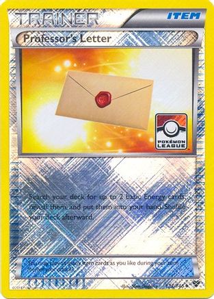 Professor's Letter (Pokemon League) 123/146 - Reverse Holofoil League & Championship Cards - Promo