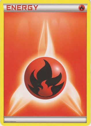 Fire Energy (2013 Unnumbered) - Holofoil Deck Exclusives - Common