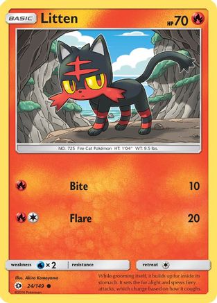 Litten 024 SM Base Set - Common
