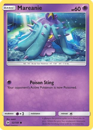Mareanie 062 SM Base Set - Common