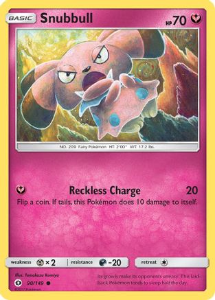 Snubbull 090 SM Base Set - Common