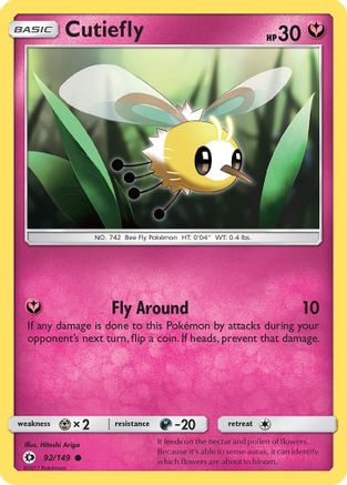Cutiefly 092 SM Base Set - Common