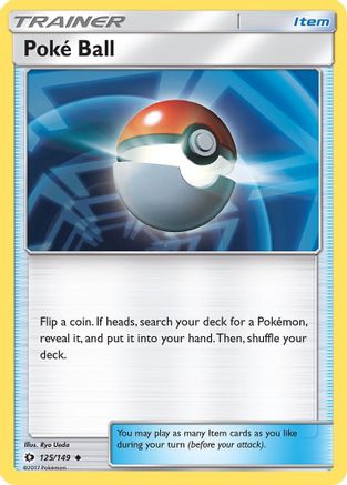 Poke Ball 125 - Reverse Holofoil SM Base Set - Uncommon