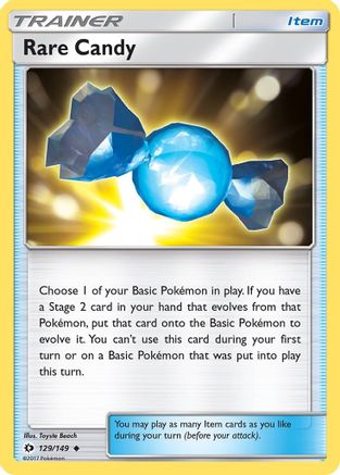 Rare Candy 129 SM Base Set - Uncommon