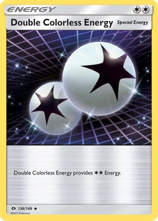 Double Colorless Energy 136 - Reverse Holofoil SM Base Set - Uncommon