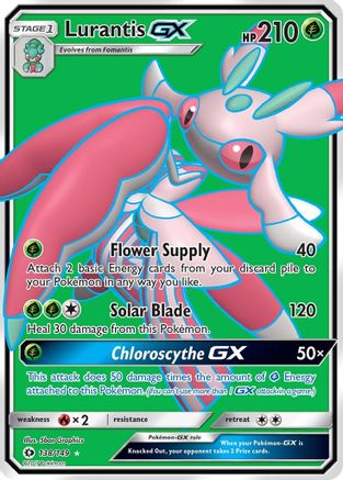 Lurantis GX (Full Art) 138 - Holofoil SM Base Set - Ultra Rare