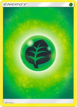 Grass Energy (2017 Unnumbered) - Reverse Holofoil SM Base Set - Common