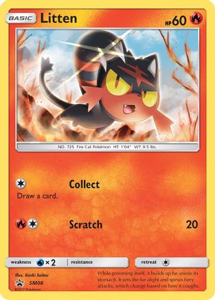 Litten SM08 - Holofoil SM Promos - Promo