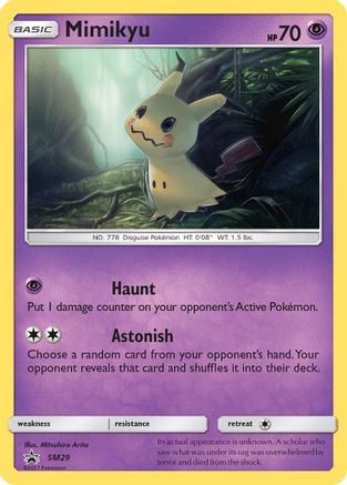Mimikyu SM29 - Holofoil SM Promos - Promo