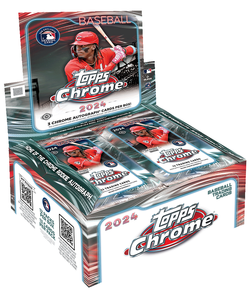 2024 Topps Chrome Baseball JUMBO Box (PREORDER) - Release 7/17/24