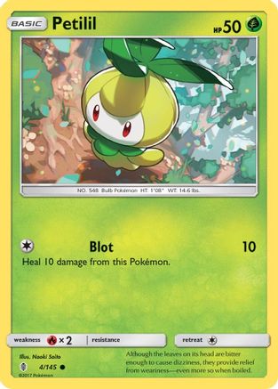 Petilil - Reverse Holofoil SM Guardians Rising - Common