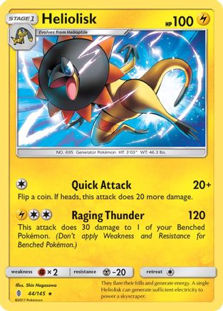 Heliolisk SM Guardians Rising - Rare