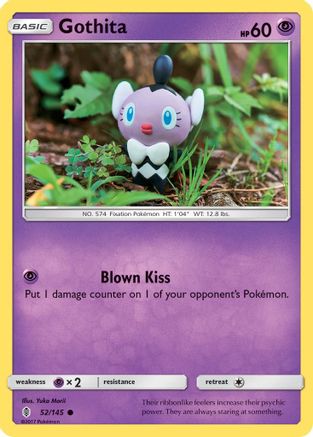 Gothita 052 - Reverse Holofoil SM Guardians Rising - Common