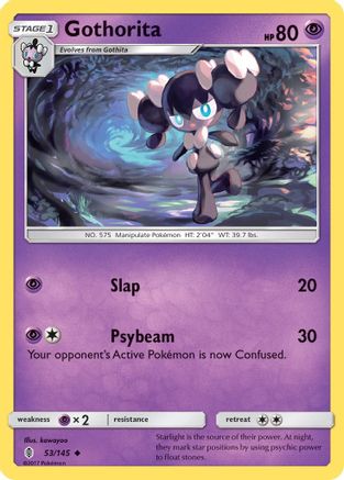 Gothorita 053 - Reverse Holofoil SM Guardians Rising - Uncommon
