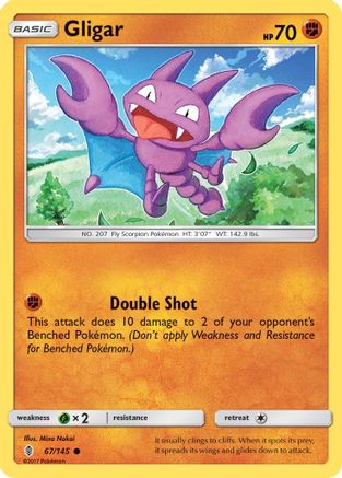 Gligar 067 SM Guardians Rising - Common