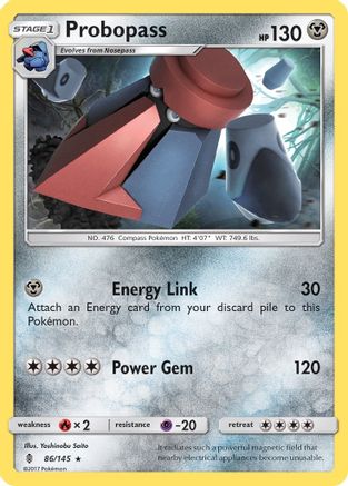 Probopass - Reverse Holofoil SM Guardians Rising - Rare