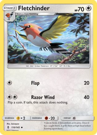 Fletchinder 110/145 SM Guardians Rising - Uncommon