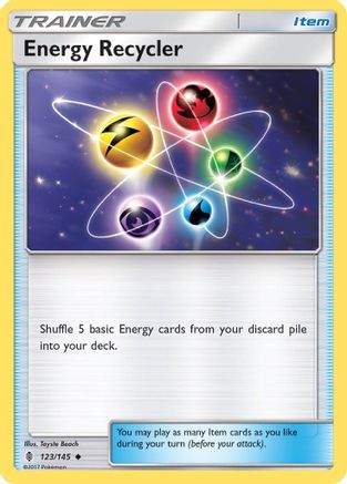 Energy Recycler 123 SM Guardians Rising - Uncommon