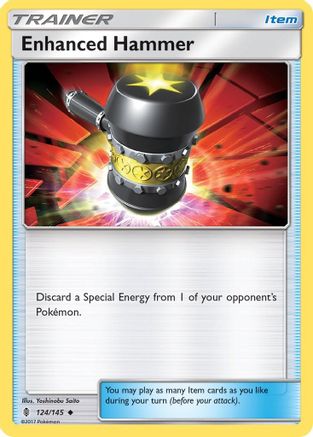 Enhanced Hammer 124 - Reverse Holofoil SM Guardians Rising - Uncommon