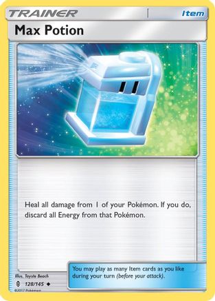 Max Potion 128 - Reverse Holofoil SM Guardians Rising - Uncommon