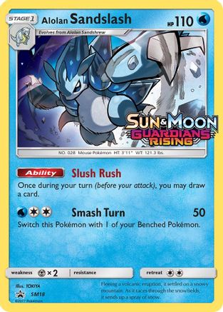 Alolan Sandslash - SM18 (Prerelease) - Holofoil SM Promos - Promo