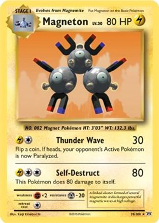 Magneton (XY Evolutions) 038/108 Deck Exclusives - Rare