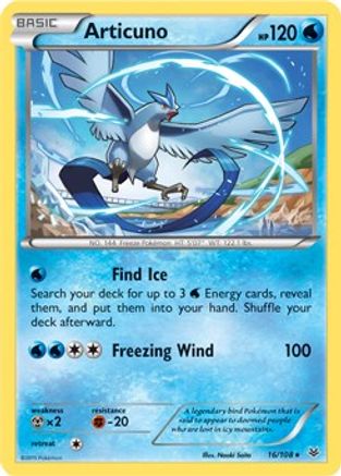 Articuno - 16/108 (XY Roaring Skies)/108 - Holofoil Deck Exclusives - Holo Rare