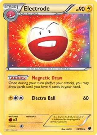 Electrode (BW Plasma Freeze) 033/116 Deck Exclusives - Rare