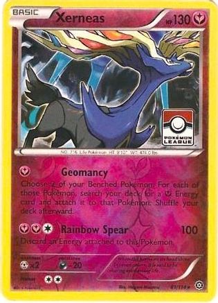 Xerneas (Pokemon League) 081/114 - Reverse Holofoil League & Championship Cards - Promo