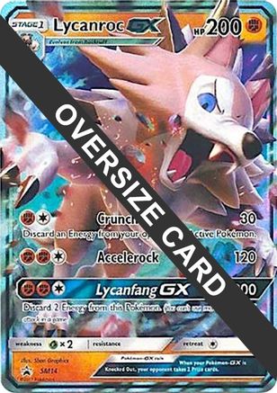 Lycanroc GX - SM14 - Holofoil Jumbo Cards - Promo