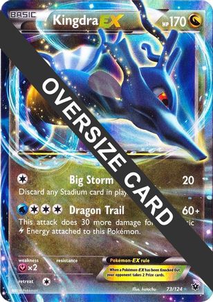 Kingdra EX - 73/124/124 - Holofoil Jumbo Cards - Promo