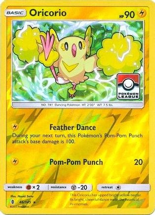 Oricorio (Pokemon League) 046/145 - Reverse Holofoil League & Championship Cards - Promo