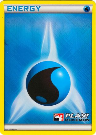 Water Energy (2011 Play! Pokemon) - Holofoil League & Championship Cards - Promo