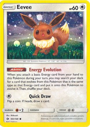 Eevee (Cosmos Holo) 101/149 - Holofoil Miscellaneous Cards & Products - Promo