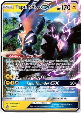 Tapu Koko GX SM50 - Holofoil SM Promos - Promo