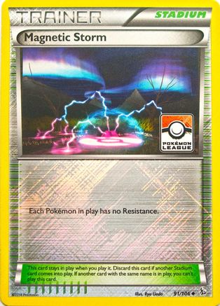 Magnetic Storm (Pokemon League) 091/106 - Reverse Holofoil League & Championship Cards - Promo