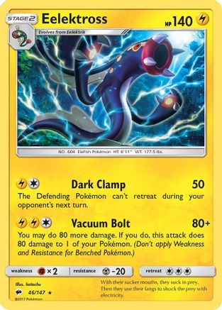 Eelektross/147 SM Burning Shadows - Rare