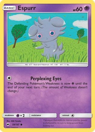 Espurr 059 SM Burning Shadows - Common