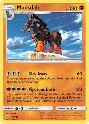 Mudsdale SM Burning Shadows - Rare