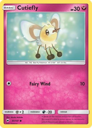 Cutiefly 095 SM Burning Shadows - Common