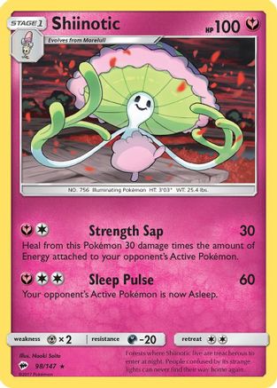 Shiinotic 098 SM Burning Shadows - Rare