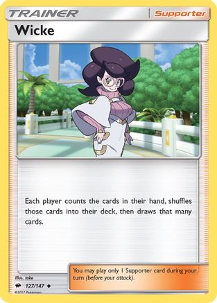 Wicke 127 SM Burning Shadows - Uncommon